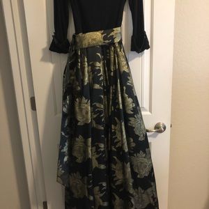 Eliza J Black/Gold Evening gown.